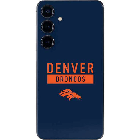 NFL Denver Broncos Blue Performance Series Galaxy S25 Skin
